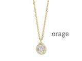 Orage | Collier | Plaqué Or | Oxyde de Zirconium | BB086_