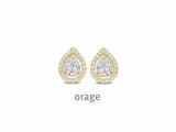 Orage | Boucles d'Oreilles | Plaqué Or | Oxyde de Zirconium | BB087_