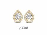 Orage | Boucles d'Oreilles | Plaqué Or | Oxyde de Zirconium | BB087_