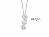 Orage | Collier | Argent | Oxyde de Zirconium | BB090_