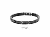 Loumya Steel | Bracelet | Homme | Acier Inoxydable | Noir | BB098_
