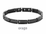 Loumya Steel | Bracelet | Homme | Acier Inoxydable | Noir | BB098_