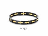 Loumya Steel | Bracelet | Homme | Acier Inoxydable | Bicolore | BB099_