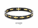 Loumya Steel | Bracelet | Homme | Acier Inoxydable | Bicolore | BB099_