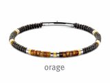 Loumya Steel | Bracelet | Homme | Acier Inoxydable | Pierres Naturelles | BB104_
