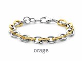 Orage | Bracelet | Acier Inoxydable | Bicolore | BB125_
