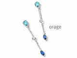 Orage | Boucles d'Oreilles | Argent | Oxyde de Zirconium | BB156_