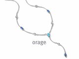 Orage | Collier | Argent | Oxyde de Zirconium | BB157_