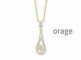 Orage | Collier | Plaqué Or | Oxyde de zirconium | BB164_