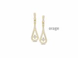 Orage | Boucles d'Oreilles | Plaqué Or | Oxyde de Zirconium | BB165_