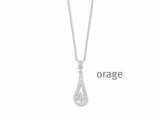 Orage | Collier | Argent | Oxyde de Zirconium | BB166_