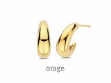 Orage | Boucles d'Oreilles | Créoles | Plaqué Or | BB182_