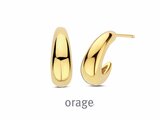 Orage | Boucles d'Oreilles | Créoles | Plaqué Or | BB182_
