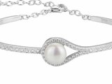 Griffe Rouge | Bracelet | Esclave | Oxyde de Zirconium | Perle d'Eau Douce | 80300013_