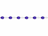 Griffe Rouge | Bracelet | Argent | Oxyde de Zirconium | Bleu | 80300016_