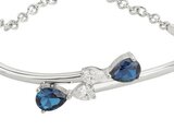 Griffe Rouge | Bracelet | Esclave | Argent | Oxyde de Zirconium | Bleu | 80300019_
