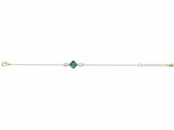 Griffe Rouge | Bracelet | Plaqué Or | Oxyde de Zirconium | Vert | 86300007_