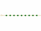 Griffe Rouge | Bracelet | Plaqué Or | Oxyde de Zirconium | Vert | 8630014_