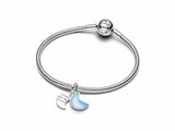 Pandora | Charm | Double Lune | Verre Irisé Pierre de Lune | 794272C01_