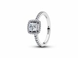 Pandora | Bague | Halo | Carré Scintillant | 193555C02_