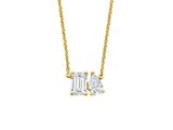 Loumya Gold "Or" | Collier | Or Jaune | Diamants de Synthèse | 0.980CT | IGI | AK9000A_