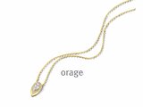 Orage | Collier | Plaqué Or | Oxyde de Zirconium | BB008_