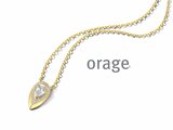 Orage | Collier | Plaqué Or | Oxyde de Zirconium | BB008_