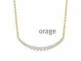 Orage | Collier | Plaqué Or | Oxyde de Zirconium | BB012_
