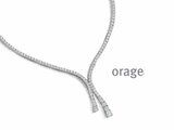 Orage | Collier | Argent | Oxyde de Zirconium | BB019_
