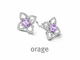 Orage | Boucles d'Oreilles | Argent | Oxyde de Zirconium | BB030_