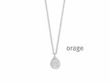 Orage | Collier | Argent | Oxyde de Zirconium | BB084_