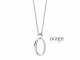 Orage | Collier | Argent | Oxyde de Zirconium | BB136_