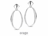 Orage | Boucles d'Oreilles | Argent | Oxyde de Zirconium | BB137_