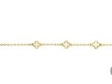 Orage | Bracelet | Plaqué Or | Trèfle Nacre | BB149_