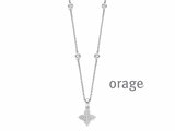 Orage | Collier | Argent | Oxyde de Zirconium | BB173_