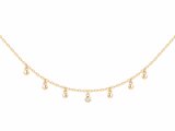 La Garçonne Diamant | Collier | Plaqué Or | Diamant 0.015ct | 26700011_