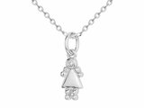 La Garçonne Diamant | Collier | Argent | Diamant 0.015ct | Petite Fille | 20700070_