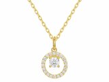 Loumya Silver | Collier | Plaqué Or | Oxyde de Zirconium | 76700239_