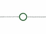 Loumya Silver | Bracelet  | Argent | Oxyde de Zirconium | Vert | 70300556_