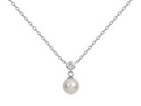 Loumya Silver | Collier | Argent | Oxyde de Zirconium | Perle d'Eau Douce | 70700699_