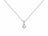 Loumya Silver | Collier | Argent | Oxyde de Zirconium | Perle d'Eau Douce | 70700699_