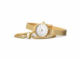 Bering | Femme | Quartz | Milanais | Doré | + 1 bijou Bracelet | 22mm|11022-334-Love_