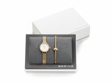 Bering | Femme | Quartz | Milanais | Doré | + 1 bijou Bracelet | 22mm|11022-334-Love_