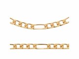 Bijoux  Paris | Chaîne | Plaqué Or | Maille Figaro | 4.00mm | 233152_