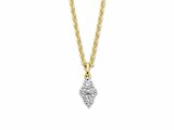 Loumya Gold "Or" | Collier | Or Jaune | Diamants 0.19ct | S907_