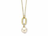 Loumya Gold "Or" | Collier | Or Jaune | Perle d'Eau Douce | Diamant 0.02ct | D25-135_