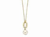 Loumya Gold "Or" | Collier | Or Jaune | Perle d'Eau Douce | Diamant 0.02ct | D25-135_