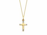 Loumya Gold "Or" | Pendentif | Or Jaune | Croix | 14.5x10mm | AH0076L_