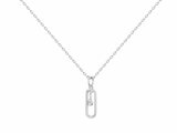 La Garçonne Diamant | Collier | Argent | Diamant 0.015ct | 20700079_