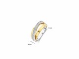 Ti Sento | Bague | Argent | Bicolore | Oxyde de Zirconium | 12405ZY_